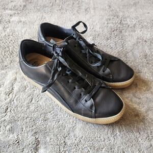 Earth Origins Women's Size 9 Leather Shoes Black Sneakers Zeni Zenya